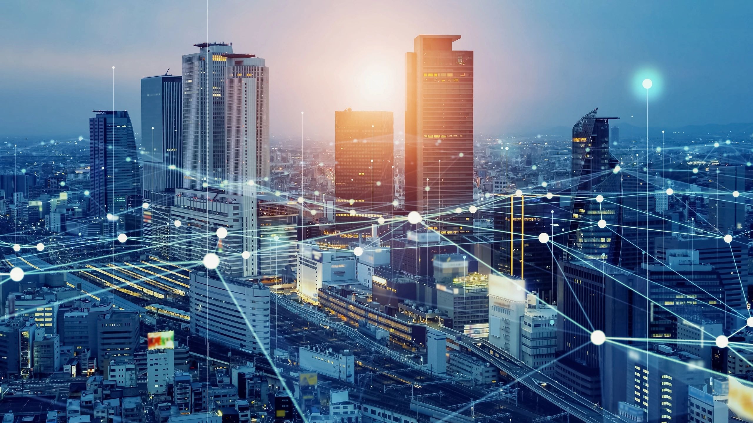 Smart city digital network connectivity